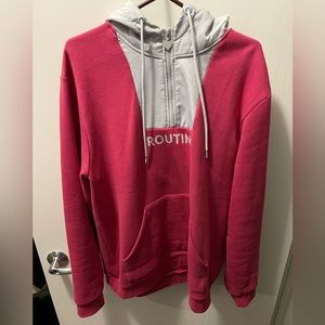 Routine Baseball quarter zip hoodie